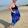 sarong multi coloured rayon