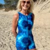 High Neck Boyleg One Piece Swimsuit