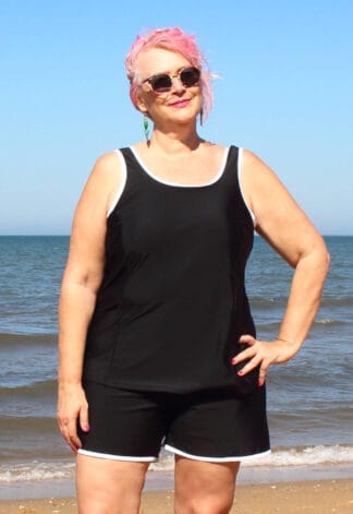 Plus Size Tankini and Shorts Set Baggy Loose Fit Womens