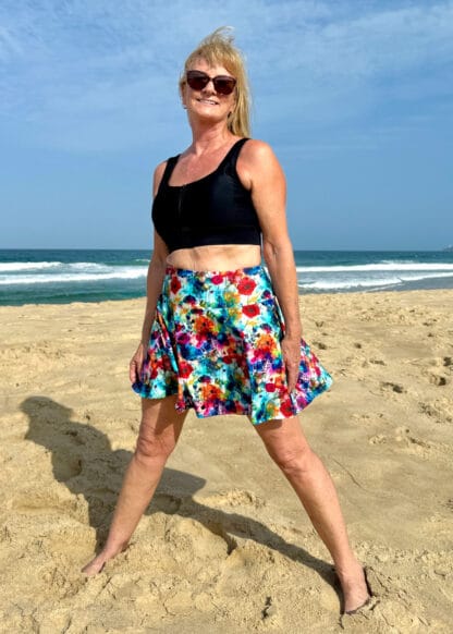 Full Swim Skirt Floral Print