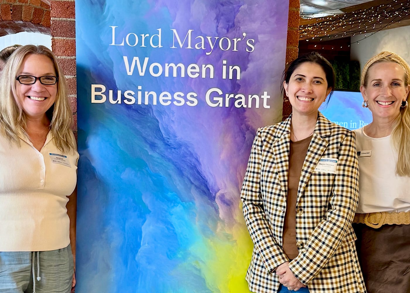 OceanRoad swimwear won the lord mayors women in business grant